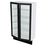 35-125 Design Cabinets Glass Doors