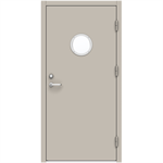 Steel Door SDE4210 GS1R - Single