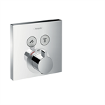 Hansgrohe ShowerSelect Thermostatic mixer for concealed installation for 2 functions