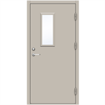 Steel Door SDE4210 GS1L - Single