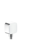 Hansgrohe Fixfit wall outlet with non-return valve and synthetic joint