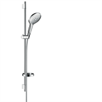 Hansgrohe Raindance Select S 150 3jet hand shower/ Unica&amp;apos;S Puro wall bar 0.90 m set
