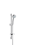 Hansgrohe Croma 100 Vario hand shower EcoSmart 9 l/min/ Unica&amp;apos;C wall bar 0.65 m set