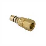 Geberit Mepla transition nipple with compression coupling